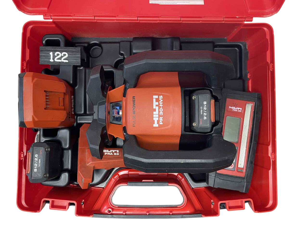 122. Rotační laser HILTI PR 30-HVS A12