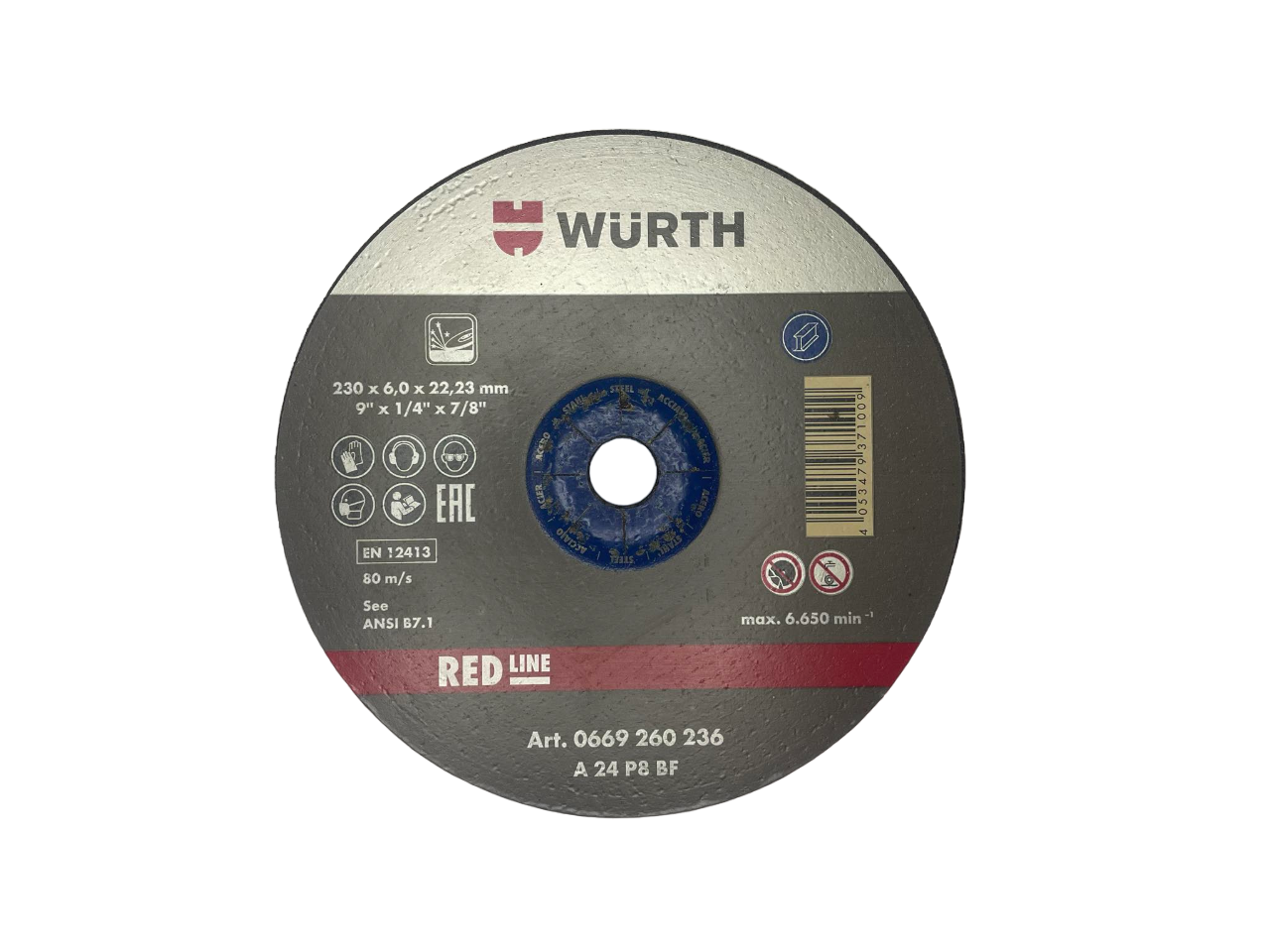 Brusný kotouč Wurth 230x6