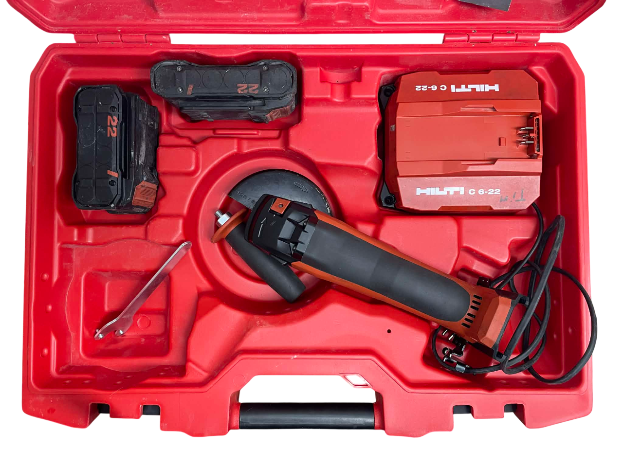 242. Akumulátorová úhlová bruska AG 5D-22 (125 mm)