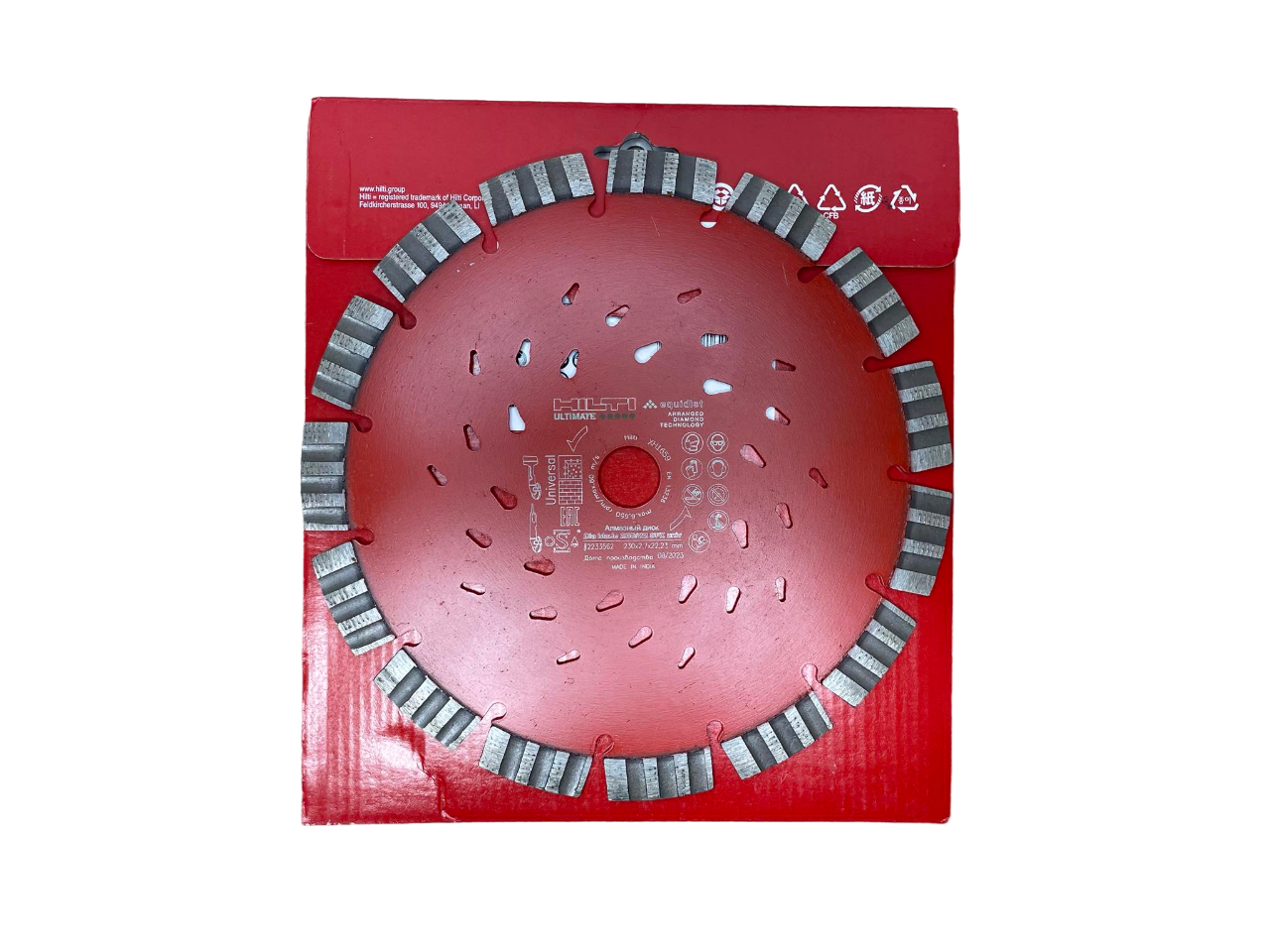 Univerzální diamantový kotouč Ultimate SPX 230/22