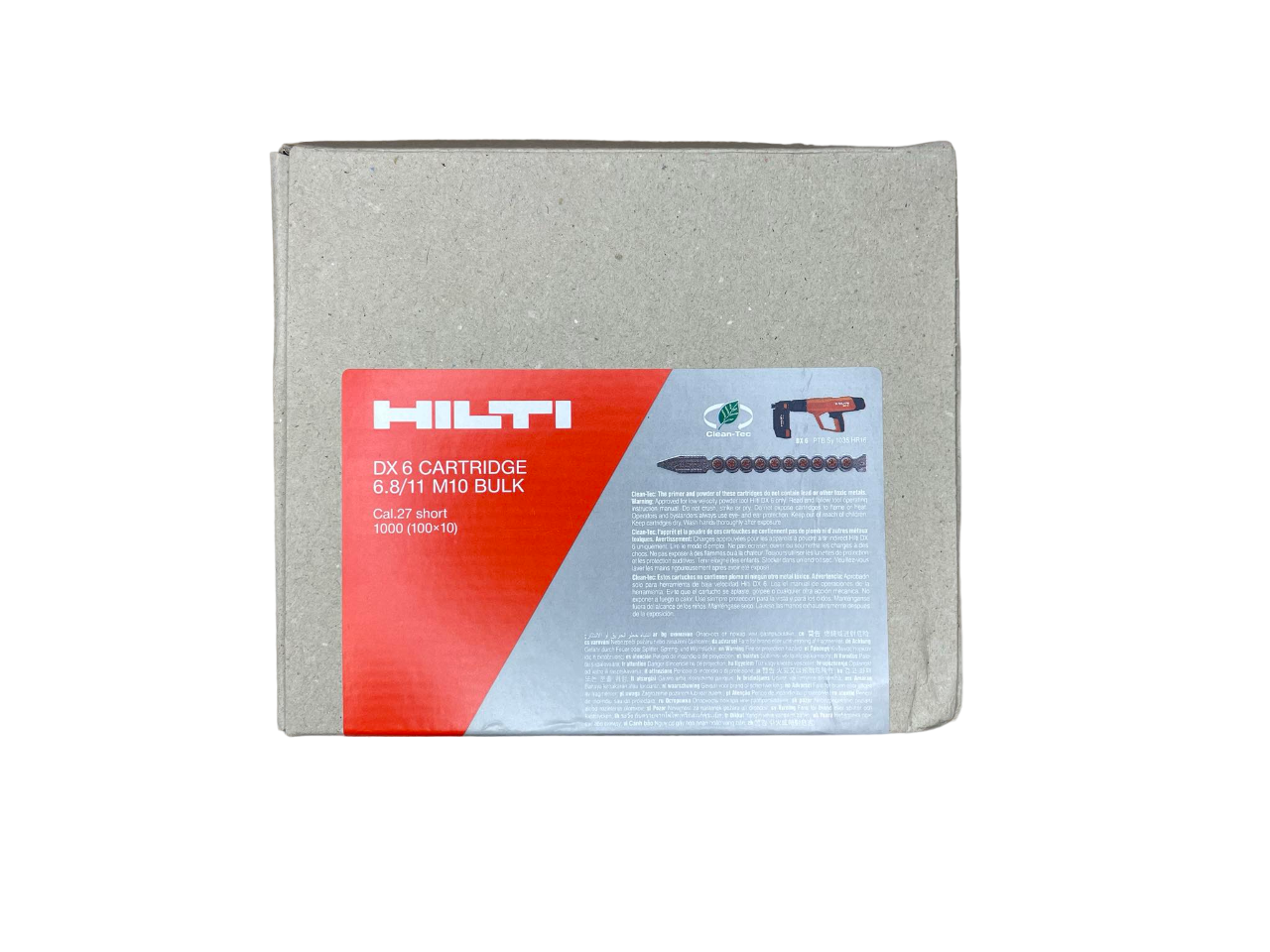 Nábojky Clean-Tec 6,8/11 M10 pro DX 6 (1000ks)