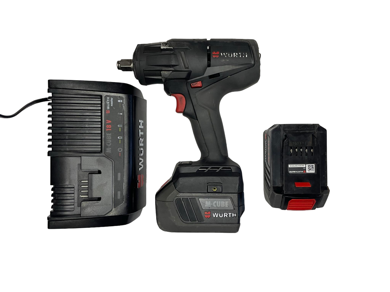Set rázový utahovák Wurth M-cube ASS 18 1/2" Compact