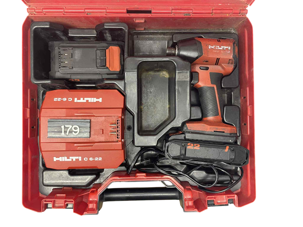 179. Akumulátorový rázový utahovák SID 6-22