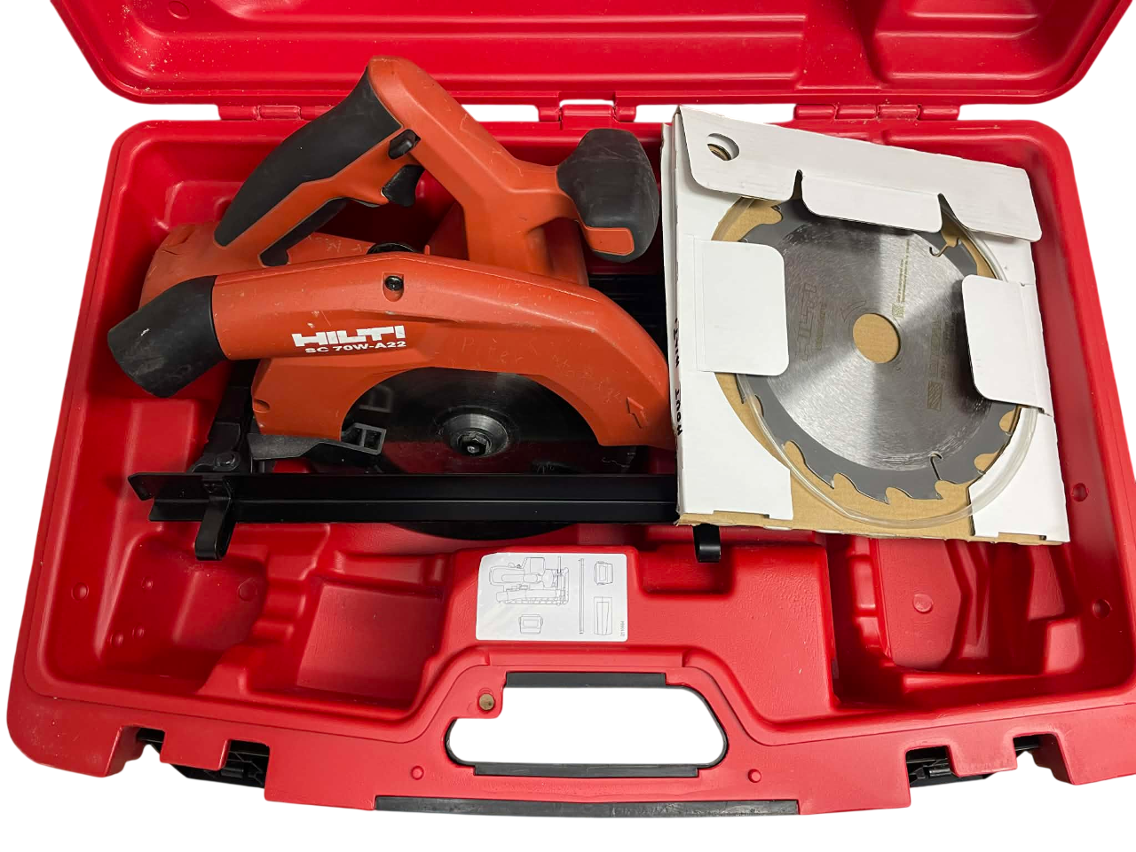 244. Akumulátorová pila kotoučová SC 70W-A22