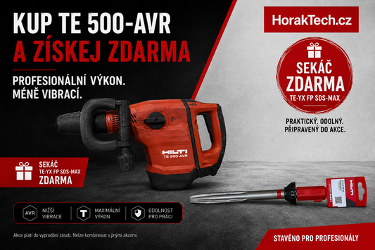 001. Promo akce sekáč zdarma k TE 500-AVR